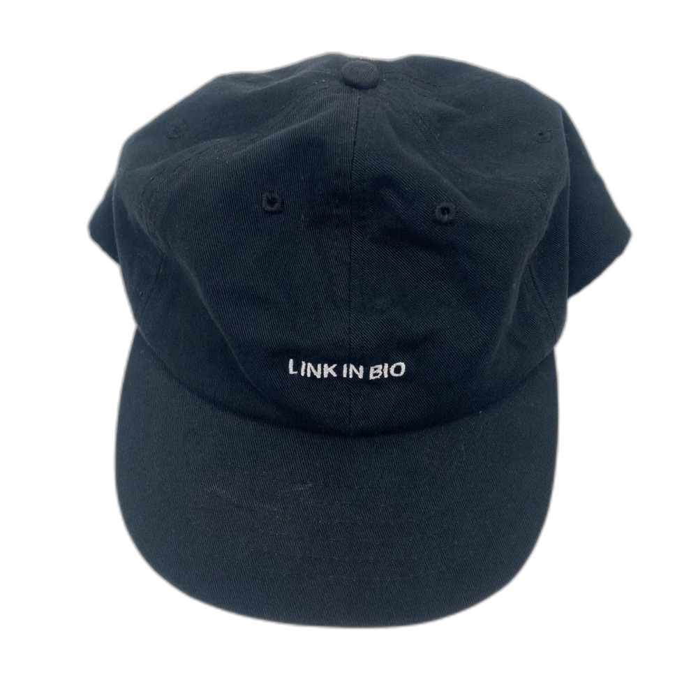 Empyre "Link in Bio" Skateboarding Hat Adjustable Cap in Black